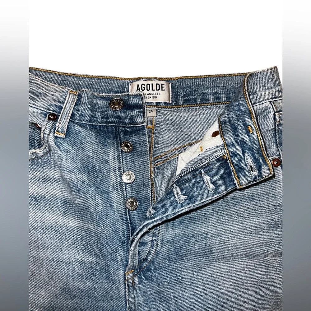 AGOLDE Riley High Rise Denim - Picture 5 of 5